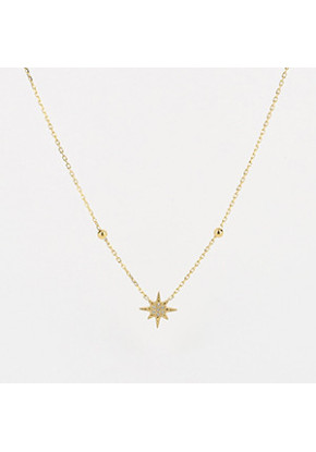 Collier Femme Acier Zag...