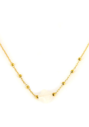 Collier Femme Acier Zag...