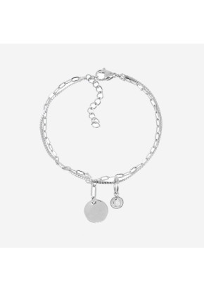 Bracelet Femme Acier Zag...