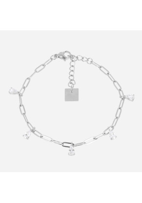 Bracelet Femme Acier Zag...