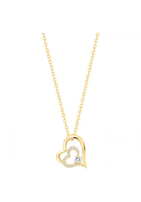 Collier Femme en plaqué or,...
