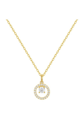 Collier Femme en plaqué or,...