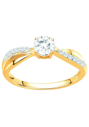 Bague Femme en plaqué or,...