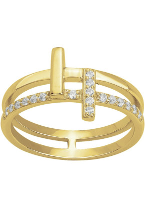 Bague Femme en plaqué or,...