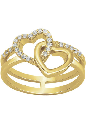 Bague Femme en plaqué or,...