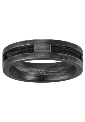 Bague Homme en acier,...