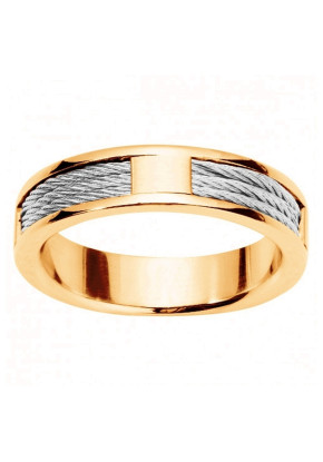 Bague Homme en acier,...