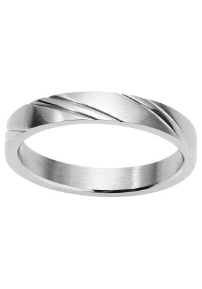 Bague Homme en acier,...